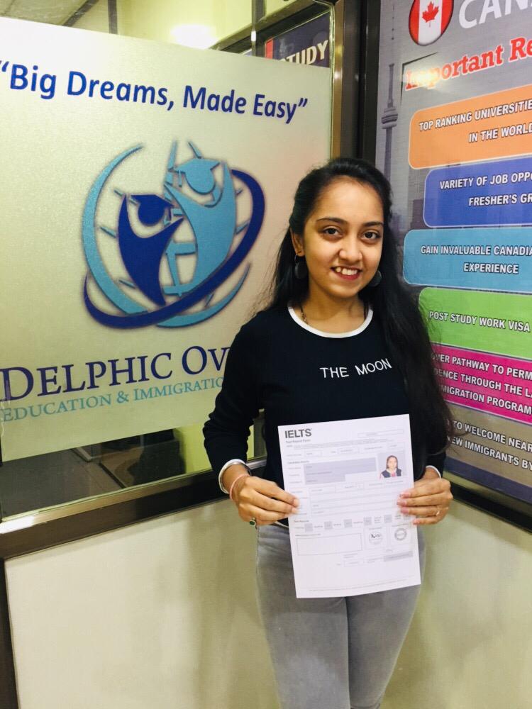 IELTS Score : AAYUSHI GOHIL