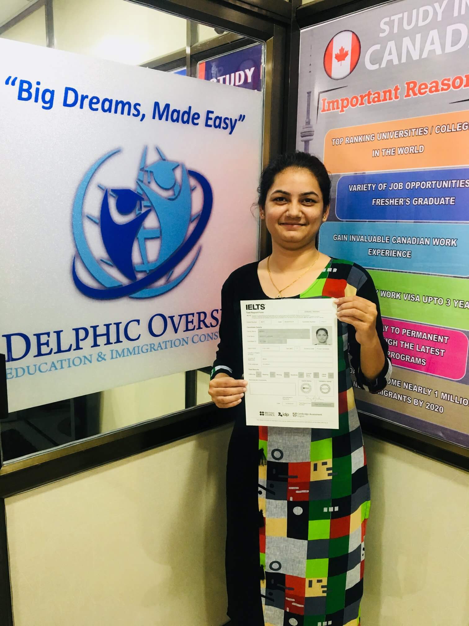 IELTS Score : MAHAY SURJEET