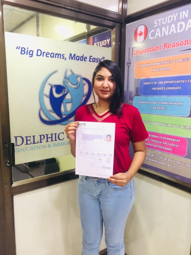 IELTS Score : TEJAL PATEL